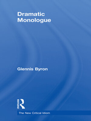 cover image of Dramatic Monologue